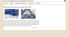 Desktop Screenshot of hamlakecamp.com