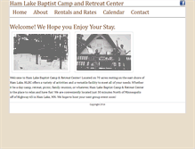 Tablet Screenshot of hamlakecamp.com